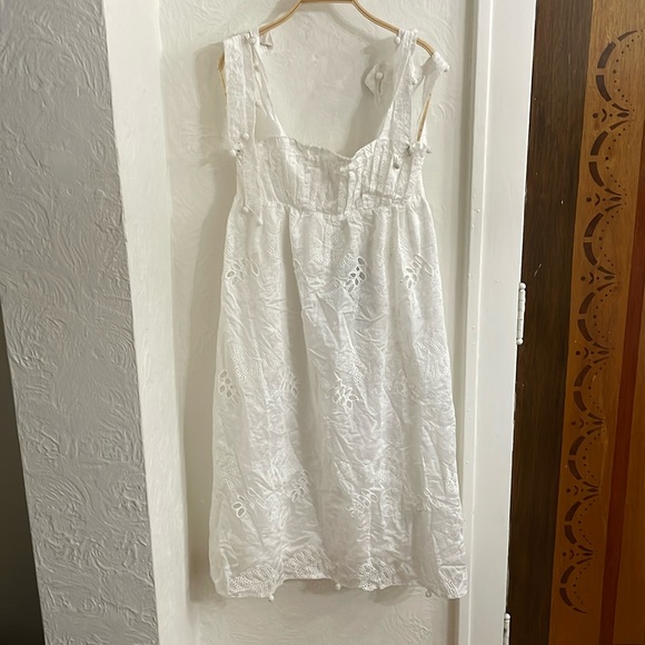 FARM RIO Women's Off-White Midi Dress Size S - Picture 3 of 9